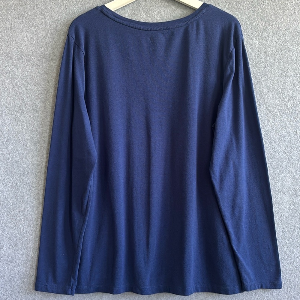 Banana Republic | Timeless Tee T-Shirt Intimparel (XL) Navy Blue - Picture 2 of 7